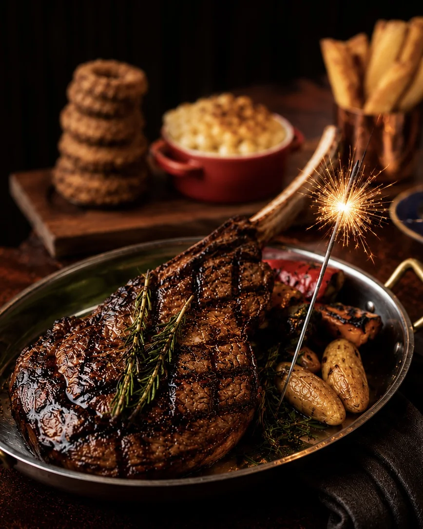 Crown Block 4th of July, The Liberty Tomahawk Steak